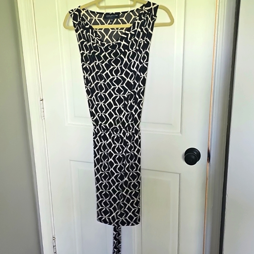 NWOT Jones New York Black and White Dress